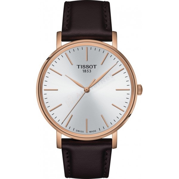 Bracelet leather brown Tissot - EVERYTIME DESIRE / T600047944-Bracelets de montres-AtelierNet