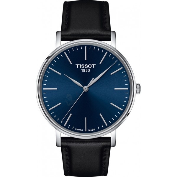 Bracelet leather black Tissot - EVERYTIME DESIRE / T600047946-Bracelets de montres-AtelierNet