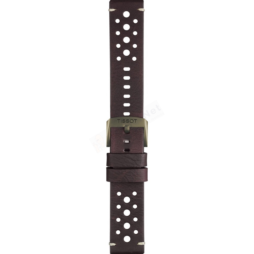 Bracelet leather brown Tissot - TISSOT CHRONO XL / T600048064-Bracelets Cuir-AtelierNet