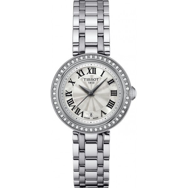 Bracelet acier gris Tissot - BELLISSIMA / T605045234-Bracelet Montre Acier-AtelierNet