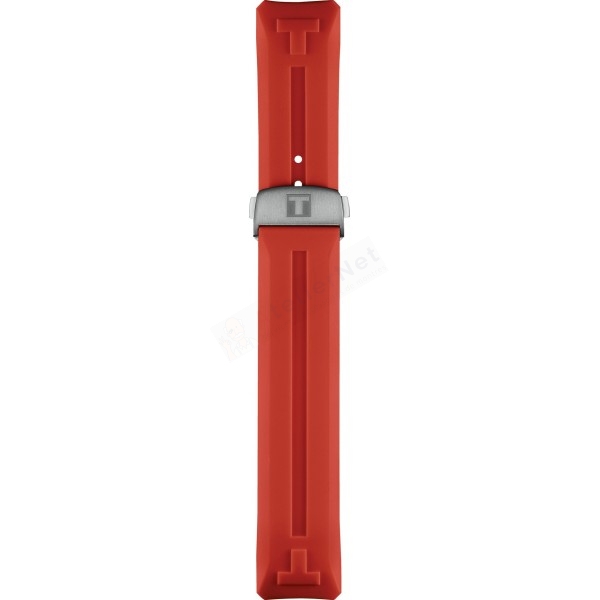 Bracelet silicone red Tissot - T-TOUCH CONNECT / T603046209-Bracelets Silicone-AtelierNet