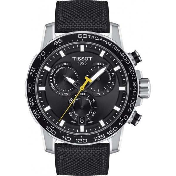 Bracelet textile black Tissot - SUPERSPORT CHRO QUA / T604047163-Bracelets de montres-AtelierNet