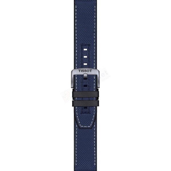 Bracelet textile blue Tissot - SUPERSPORT CHRO QUA / T604047161-Bracelets de montres-AtelierNet