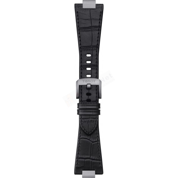 Bracelet leather black Tissot - PRX AUTO / T600047562-Bracelets de montres-AtelierNet