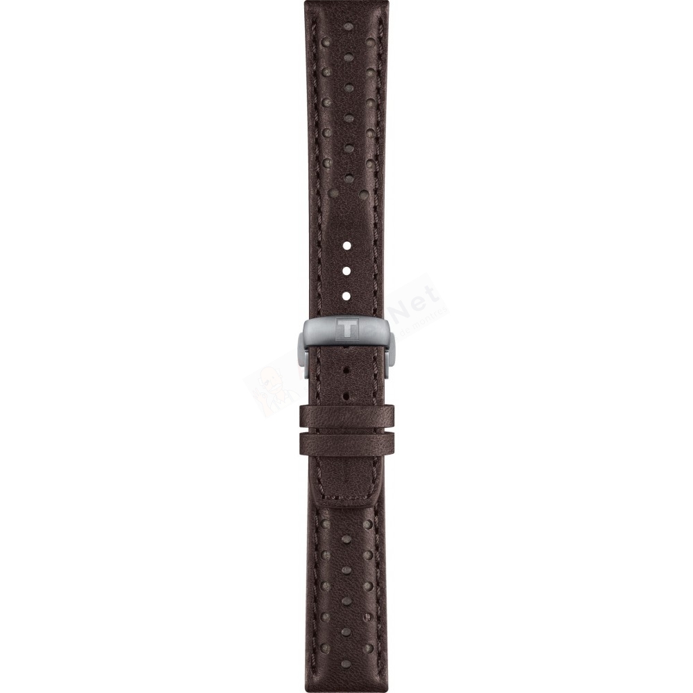 Bracelet leather brown Tissot - PRS 516 / T600046559-Bracelets de montres-AtelierNet