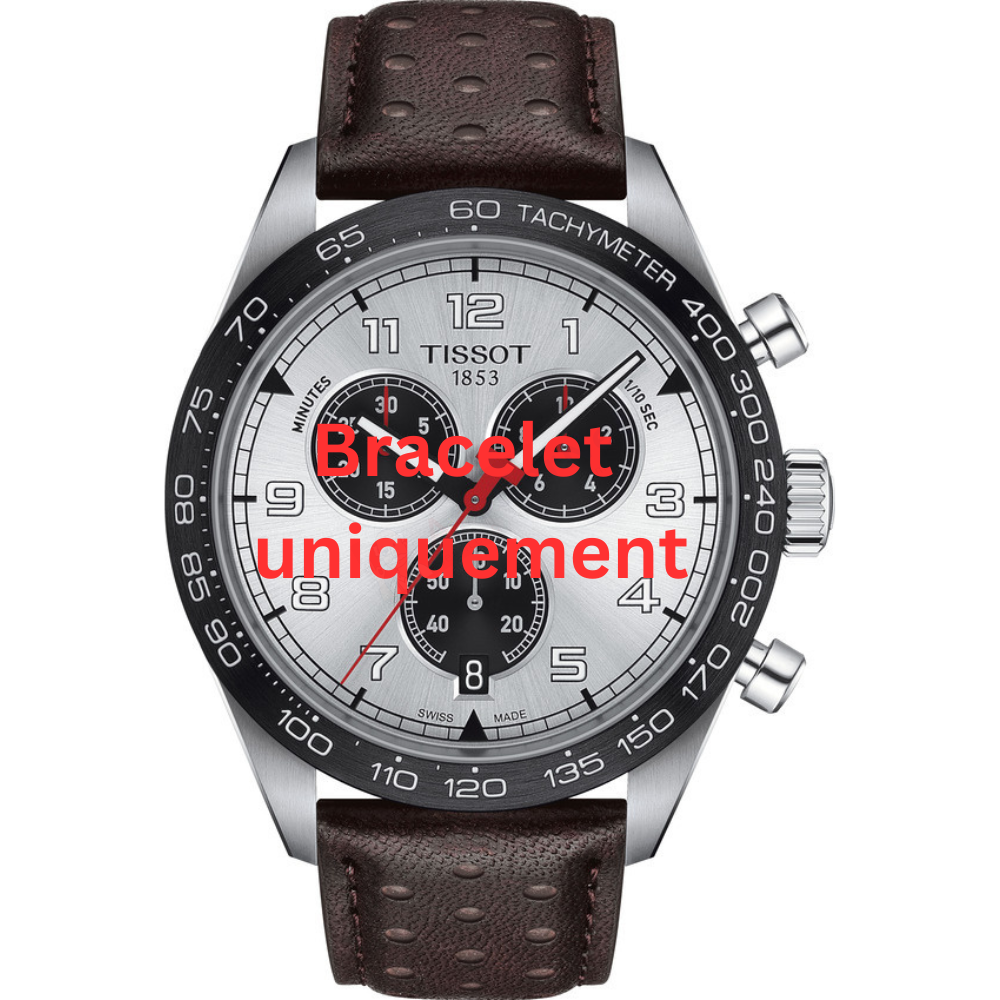 Bracelet leather brown Tissot - PRS 516 CHRONO / T610046349-Bracelets de montres-AtelierNet