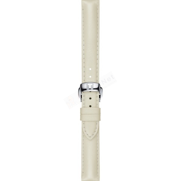 Bracelet leather white Tissot - T MY LADY QUARTZ / T610046072-Bracelets de montres-AtelierNet