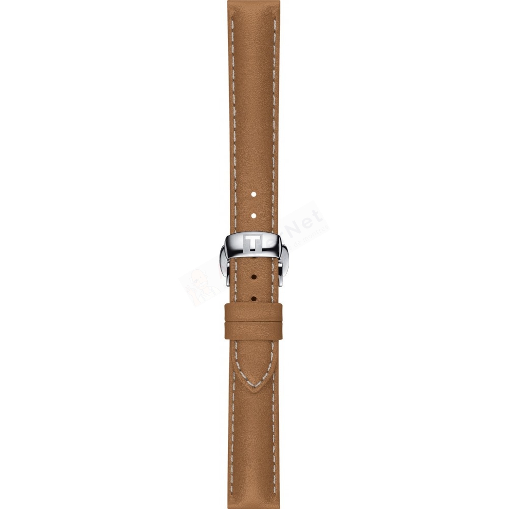 Bracelet cuir brun Tissot - T MY LADY QUARTZ / T600046069-Bracelet de montre-AtelierNet