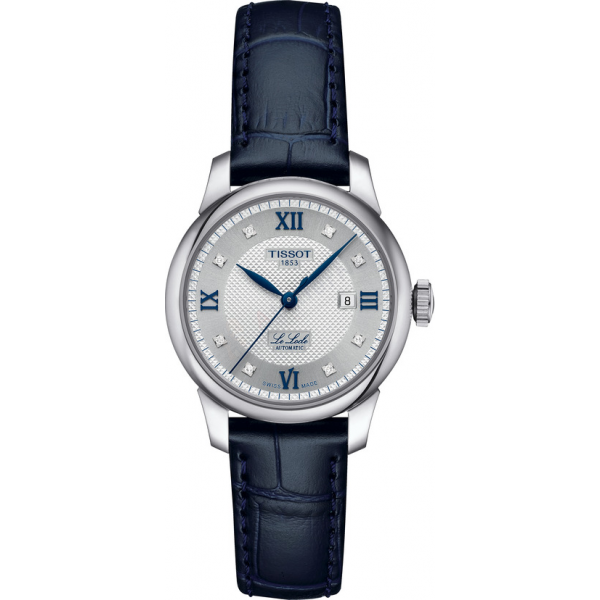 Bracelet cuir bleu Tissot - LE LOCLE/ T600049328-Bracelet de montre-AtelierNet