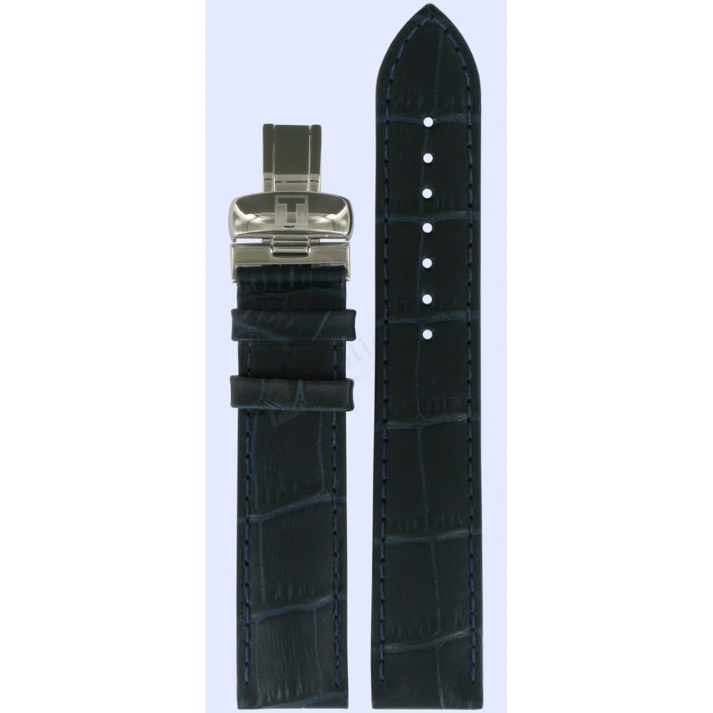 Bracelet leather dark blue Tissot - LE LOCLE / T600032781-Bracelets de montres-AtelierNet