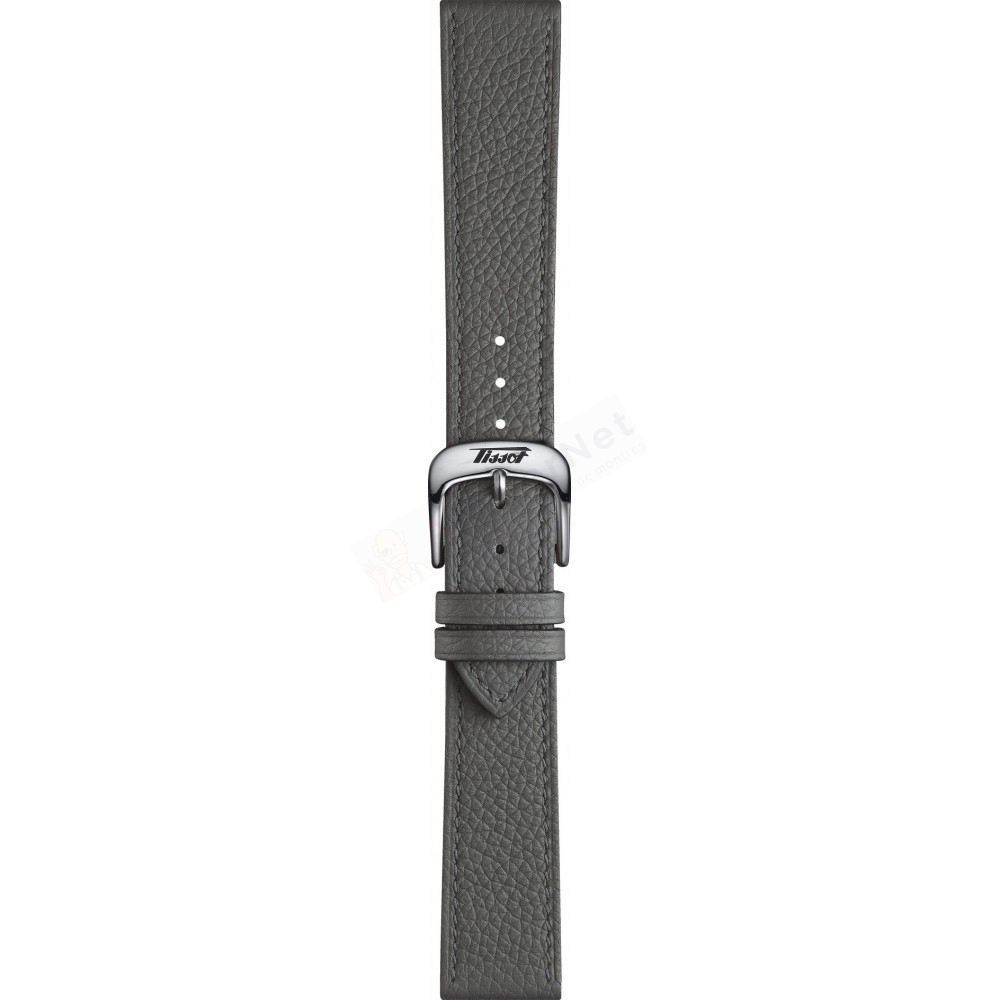 Bracelet leather grey Tissot - HERITAGE COSC / T600048766-Bracelets de montres-AtelierNet