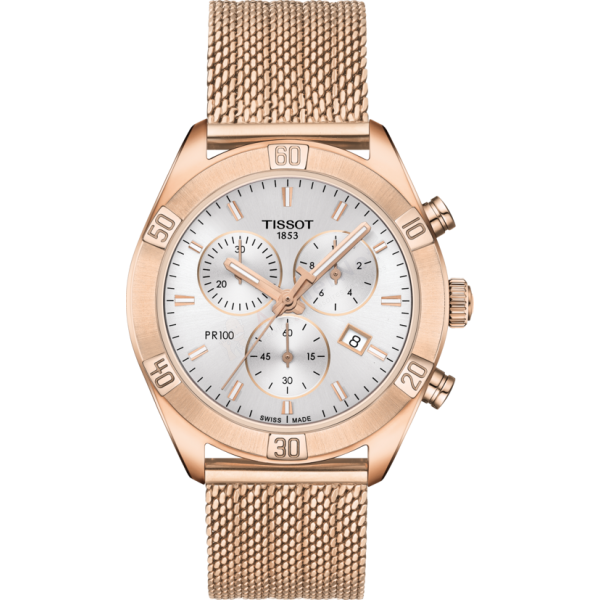 Bracelet metal pink Tissot - PR 100 CLASSIC / T605044370-Bracelets de montres-AtelierNet