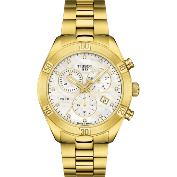 Bracelet metal gold Tissot - PR 100 CLASSIC / T605044673-Bracelets de montres-AtelierNet