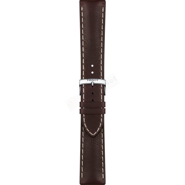 Bracelet leather brown Tissot - PR 100 CHRONO CLASSIC / T600046091-Bracelets de montres-AtelierNet