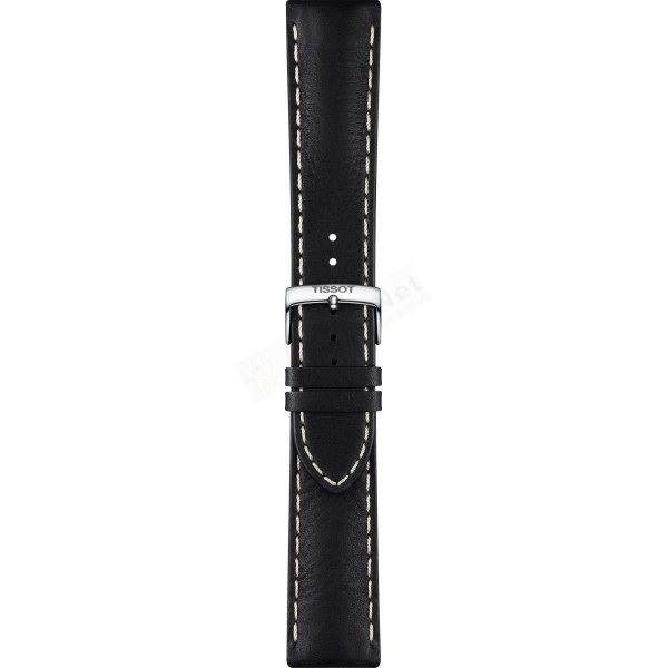 Bracelet leather black Tissot - PR 100 CLASSIC / T600046093-Bracelets de montres-AtelierNet