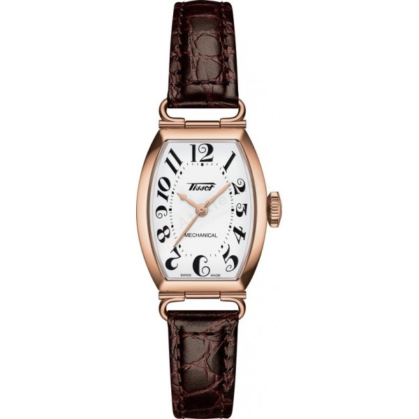 Bracelet leather brown Tissot - PORTO / T600046132-Bracelets de montres-AtelierNet