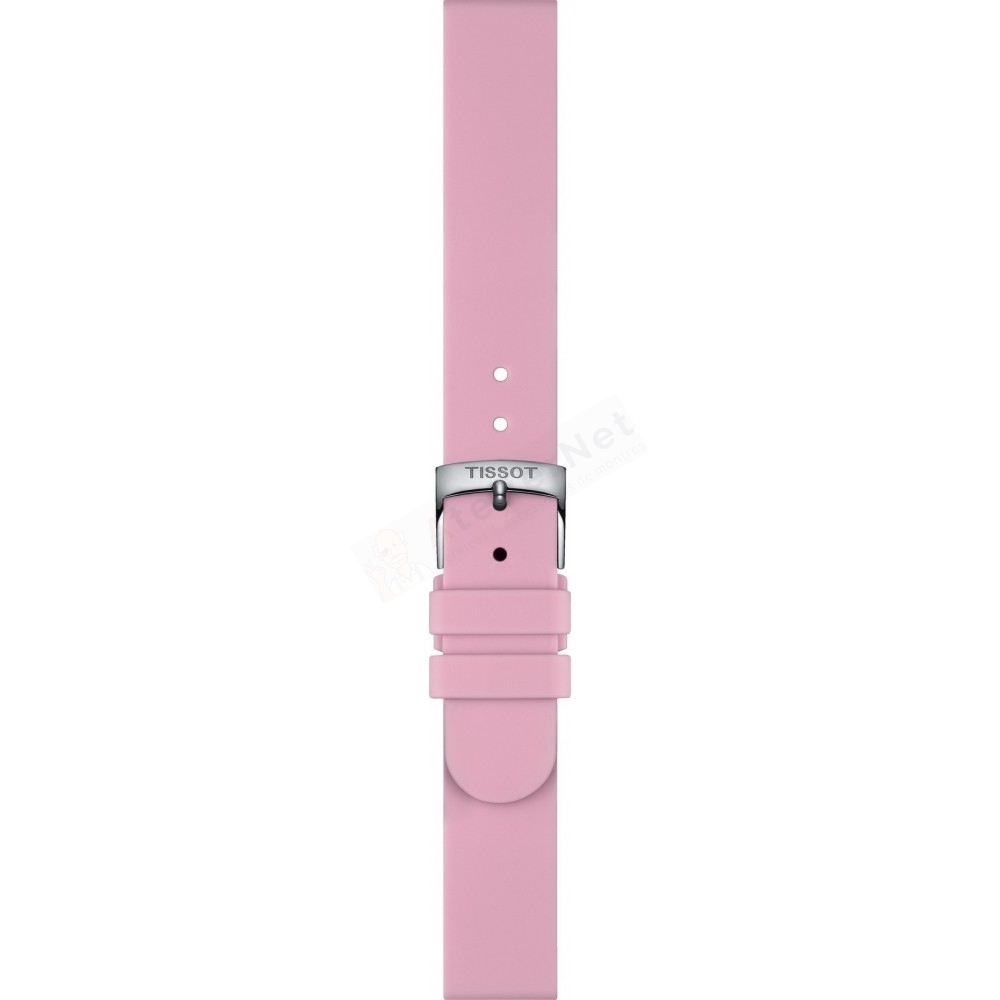 Bracelet caoutchouc rose Tissot - HERITAGE MEMPHIS / T603045972-Bracelet de montre-AtelierNet