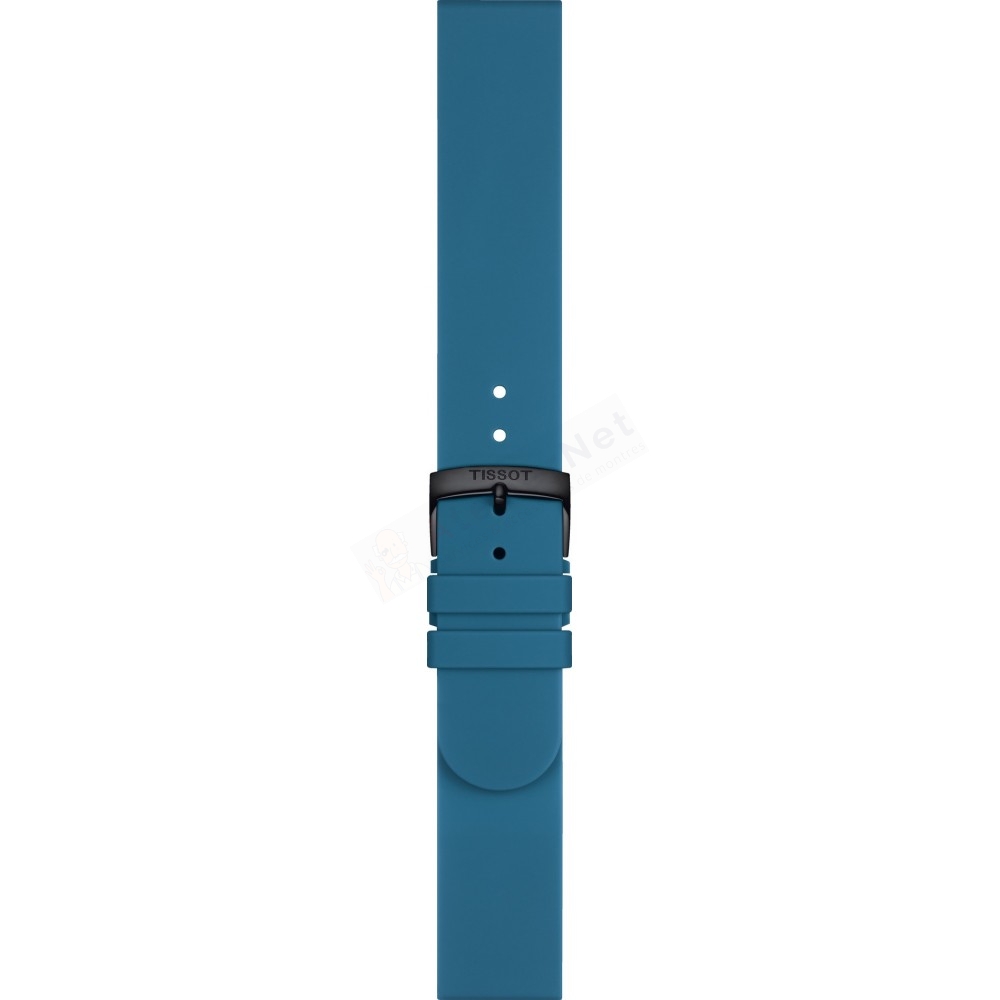 Bracelet caoutchouc bleu Tissot - HERITAGE MEMPHIS / T603045968-Bracelet de montre-AtelierNet