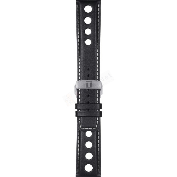 Bracelet leather black Tissot - HERITAGE 1973NAV.CHR / T600045135-bracelet montre cuir homme-AtelierNet