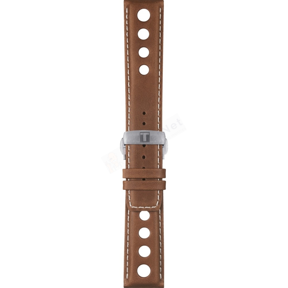 Bracelet leather brown Tissot - HERITAGE 1973NAV.CHR / T600045137-bracelet montre cuir homme-AtelierNet