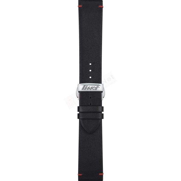 Bracelet leather black Tissot - HERITAGE NAVIGATOR / T600046397-bracelet montre cuir homme-AtelierNet