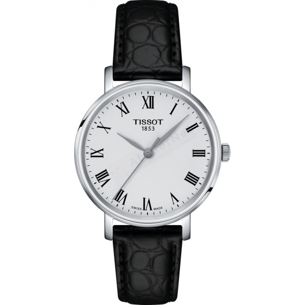 Bracelet cuir noir Tissot - EVERYTIME DESIRE / T600049223-Bracelet de montre-AtelierNet