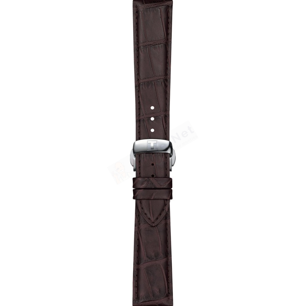 Bracelet leather brown Tissot - GENTLEMAN QUARTZ / T600045399-Bracelets de montres-AtelierNet