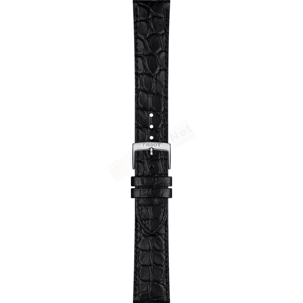 Bracelet cuir noir Tissot - EVERYTIME DESIRE / T600049221-Bracelet de montre-AtelierNet