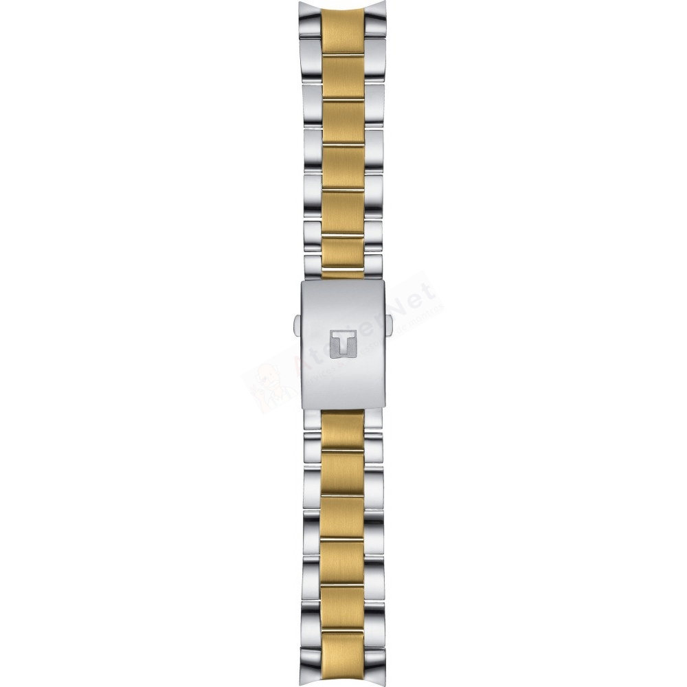 Bracelet acier bicolore Tissot - TISSOT CHRONO XL / T605045893-Bracelet Montre Acier-AtelierNet