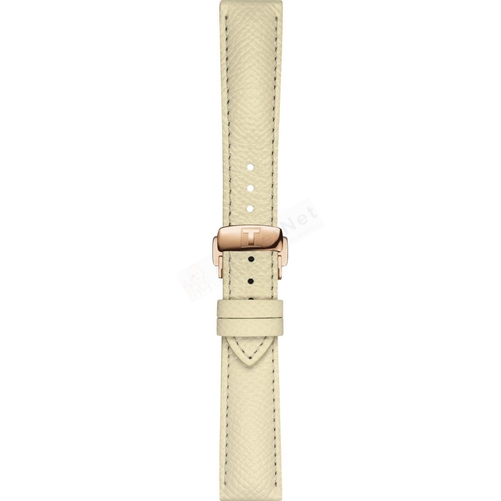 Bracelet cuir blanc Tissot - CHEMIN DES TOURELLES / T600048674-Bracelet de montre-AtelierNet