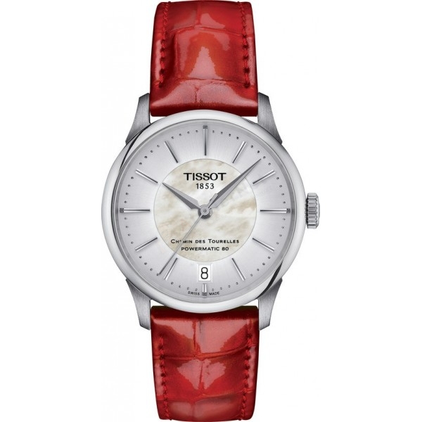 Bracelet cuir rouge Tissot - CHEMIN DES TOURELLES / T600048673-Bracelet de montre-AtelierNet