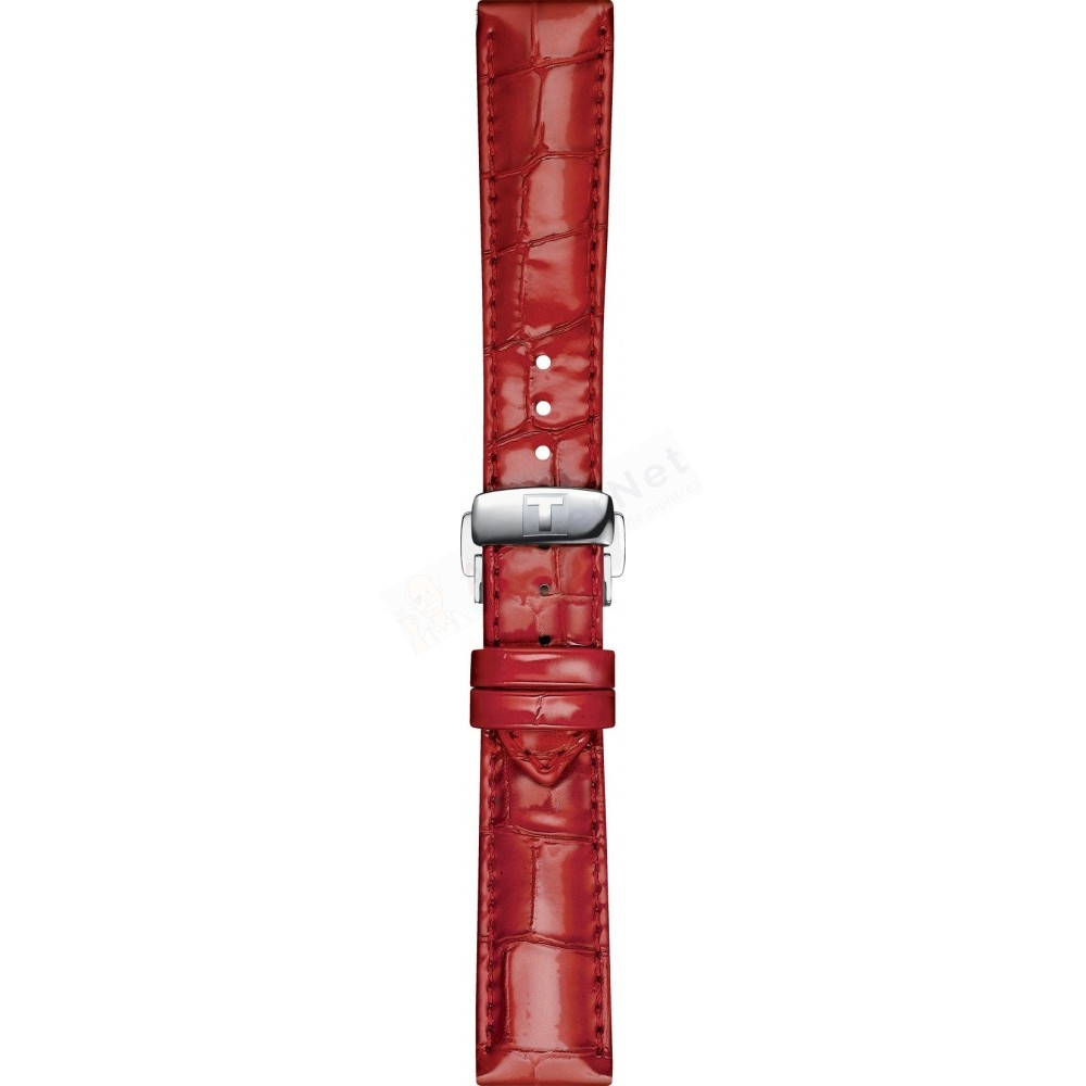 Bracelet leather red Tissot - CHEMIN DES TOURELLES / T600048673-Bracelets de montres-AtelierNet