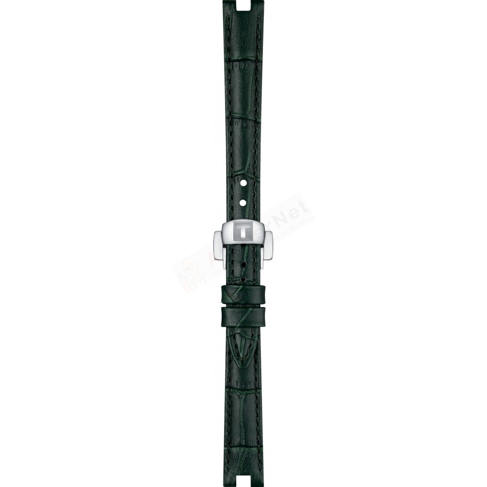 Bracelet cuir vert Tissot - BELLISSIMA / T600049238-Bracelet Montre Cuir-AtelierNet