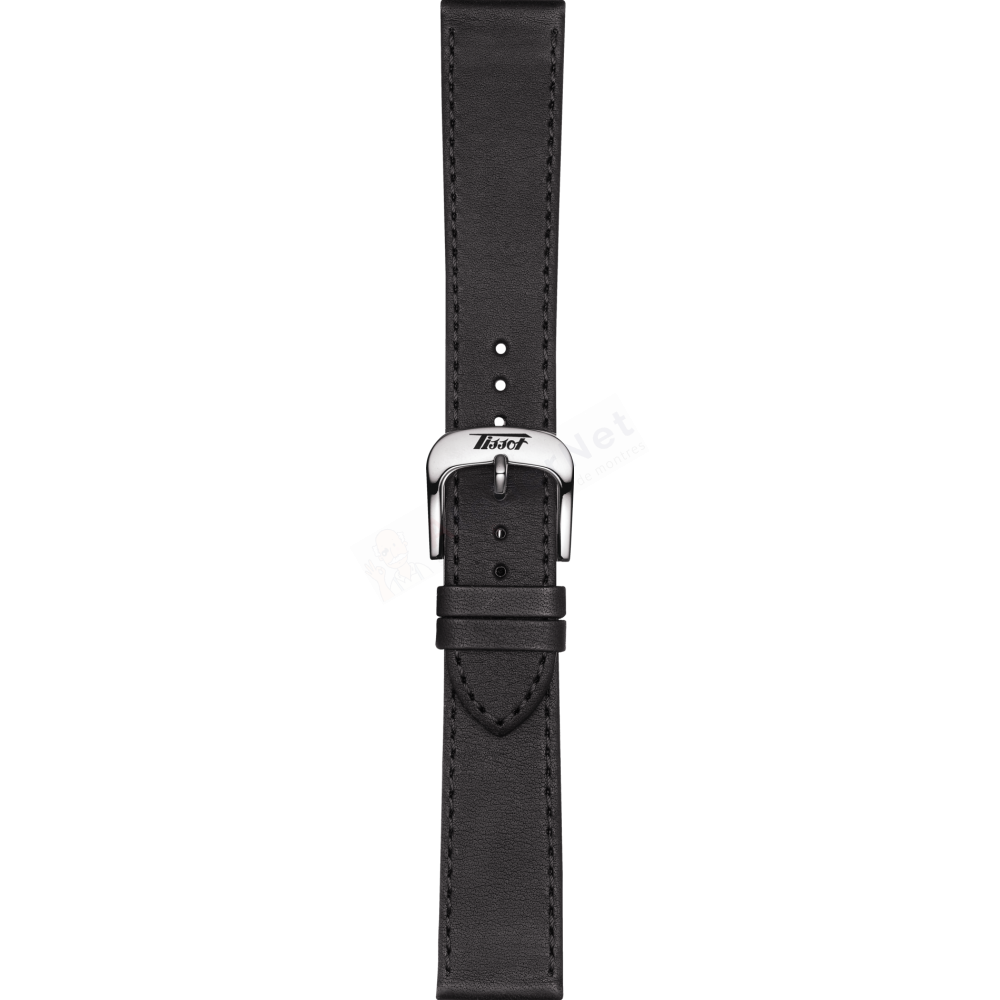 Bracelet leather black Tissot - VISO DATE / T600042557-Bracelets de montres-AtelierNet