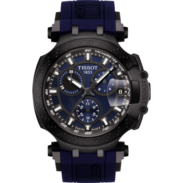 Bracelet caoutchouc bleu Tissot - T RACE CHRONO QUARTZ / T603041961-Bracelet de montre-AtelierNet