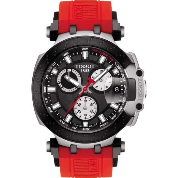 Bracelet caoutchouc rouge Tissot - T RACE CHRONO QUARTZ / T603042825-Bracelet de montre-AtelierNet