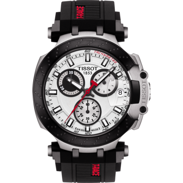 Bracelet caoutchouc noir Tissot - T RACE CHRONO QUARTZ / T603041967-Bracelet de montre-AtelierNet