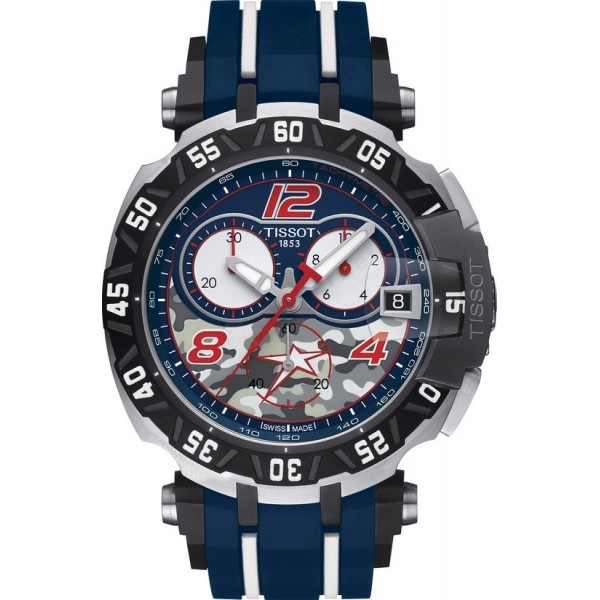 Bracelet caoutchouc bleu Tissot - T RACE MOTO GP / T603038197-Bracelet de montre-AtelierNet