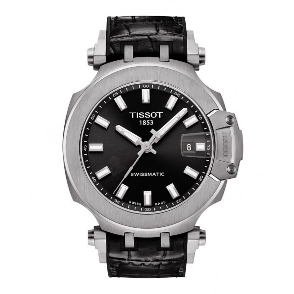 Bracelet caoutchouc noir Tissot -  T RACE GENT AUTO / T603044130-Bracelet de montre-AtelierNet