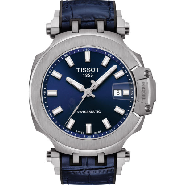 Bracelet caoutchouc bleu Tissot - T RACE GENT AUTO / T603044131-Bracelet de montre-AtelierNet