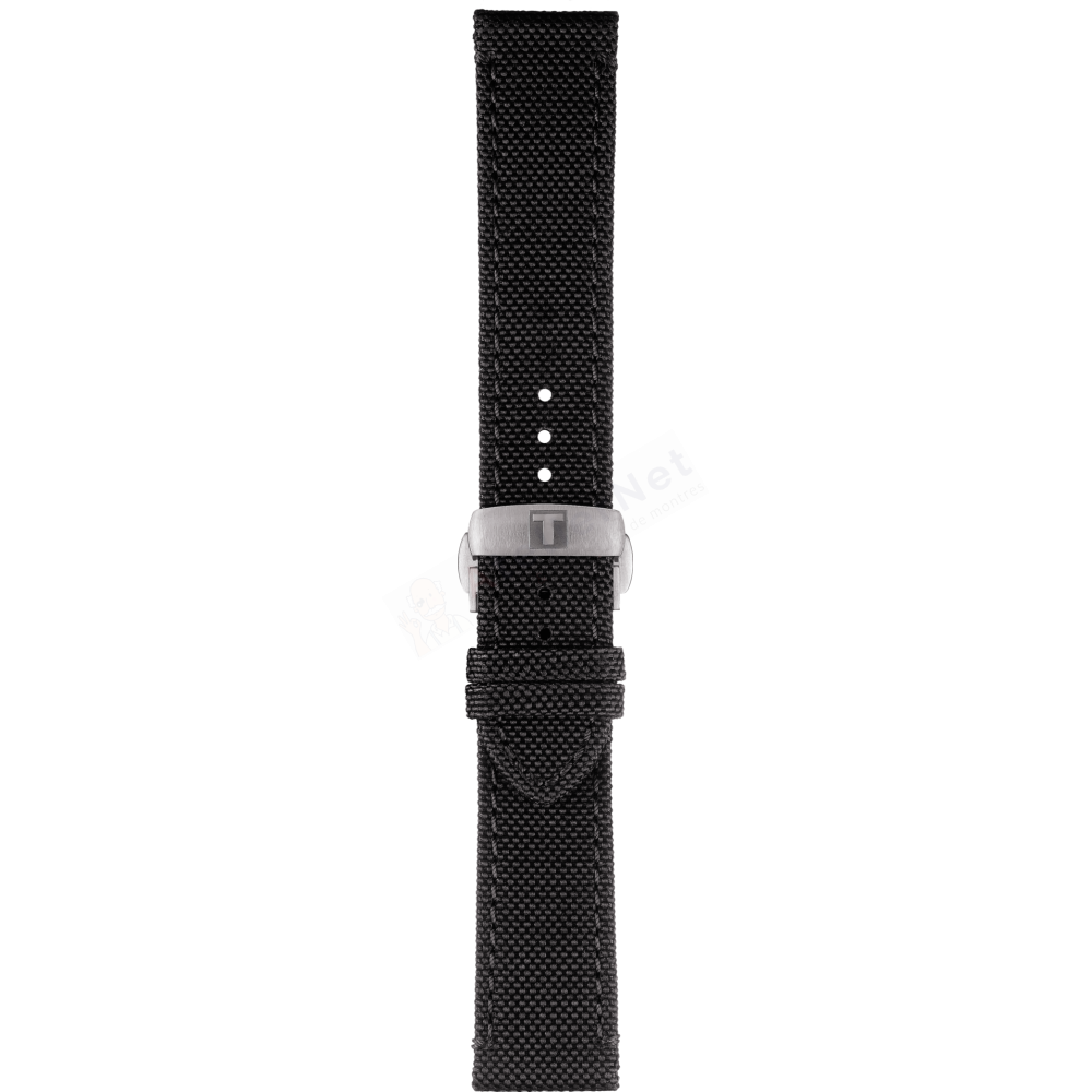 Bracelet synthetic black Tissot - SEASTAR / T604043157-Bracelets de montres-AtelierNet