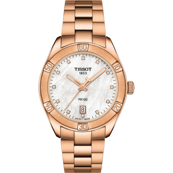 Bracelet metal pink Tissot - PR 100 CLASSIC / T605044366-Bracelets de montres-AtelierNet