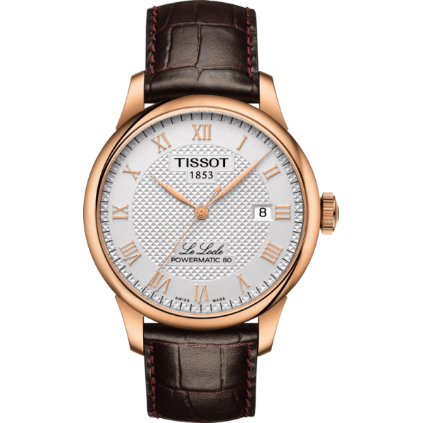 Bracelet leather brown Tissot - LE LOCLE / T600044301-Bracelets de montres-AtelierNet