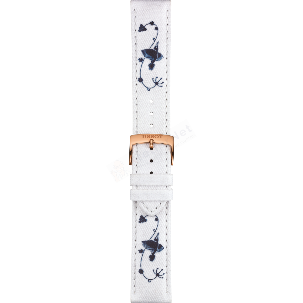 Bracelet textile white Tissot - EVERYTIME DESIRE / T604044063-Bracelets de montres-AtelierNet