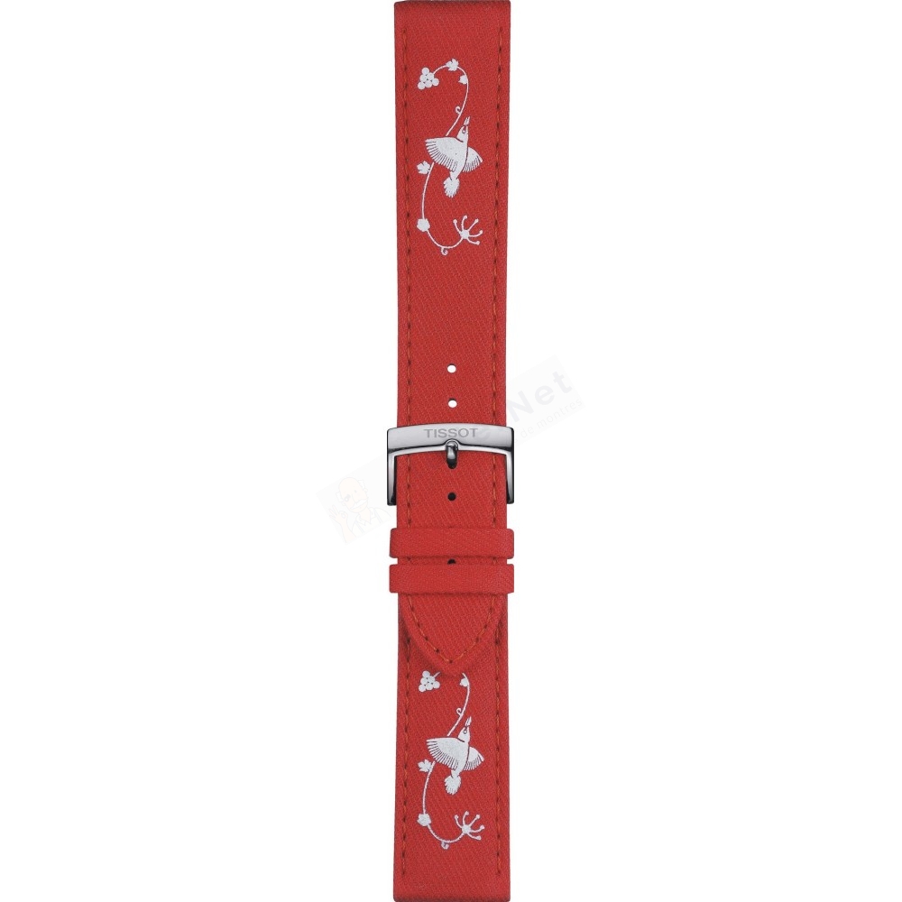 Bracelet textile red Tissot - EVERYTIME DESIRE / T604044061-Bracelets de montres-AtelierNet