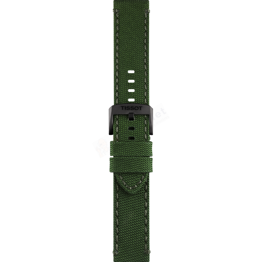 Bracelet tissu vert Tissot - TISSOT CHRONO XL / T604043387-Bracelet de montre-AtelierNet