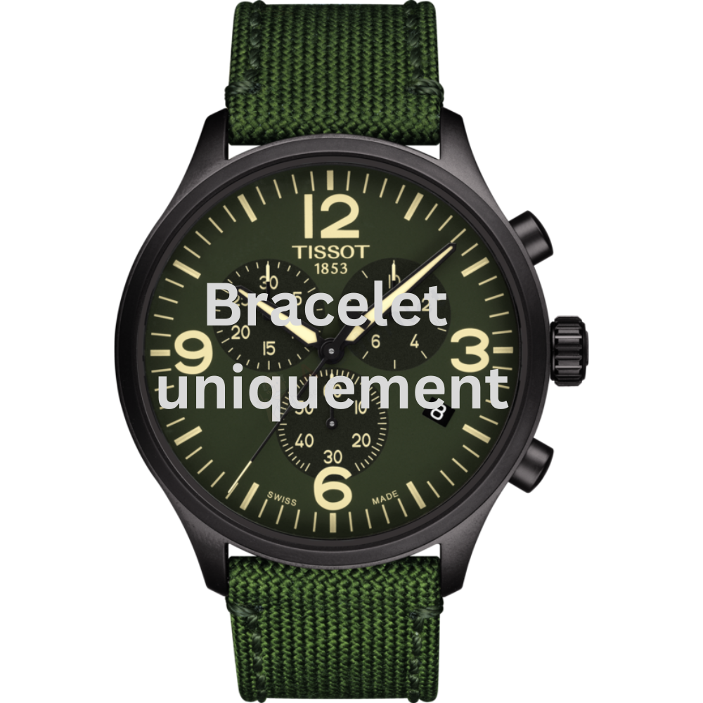 Bracelet tissu vert Tissot - TISSOT CHRONO XL / T604043880 XL-Bracelet de montre-AtelierNet