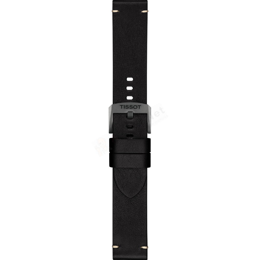 Bracelet leather black Tissot - TISSOT CHRONO XL / T600044474-Bracelets de montres-AtelierNet