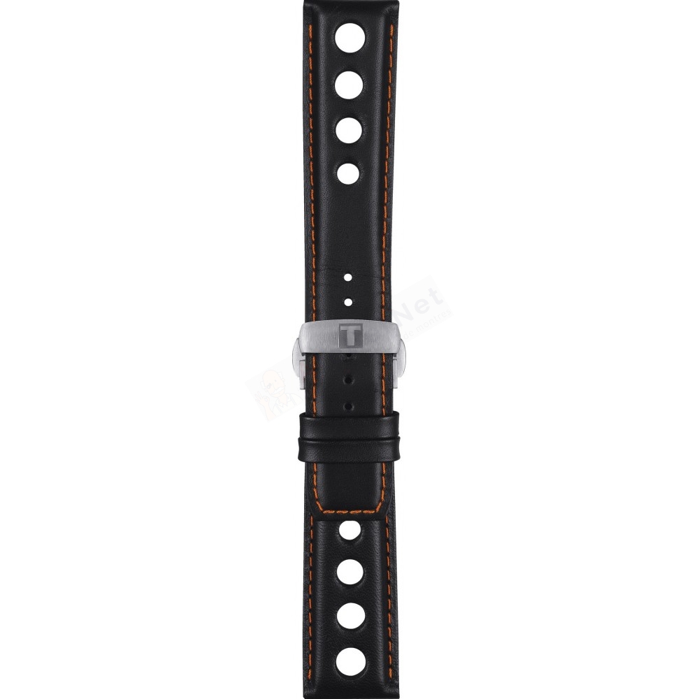 Bracelet cuir noir Tissot - ALPINE DÉCROCHABLE / T600045436-Bracelet de montre-AtelierNet