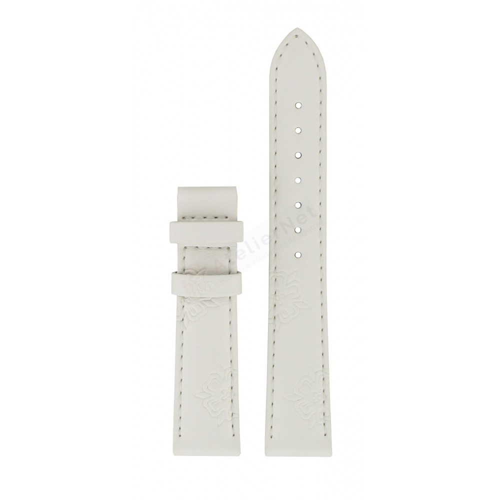 Bracelet synthetic white Tissot - DRESS SPORT / T610035971-Bracelets de montres-AtelierNet